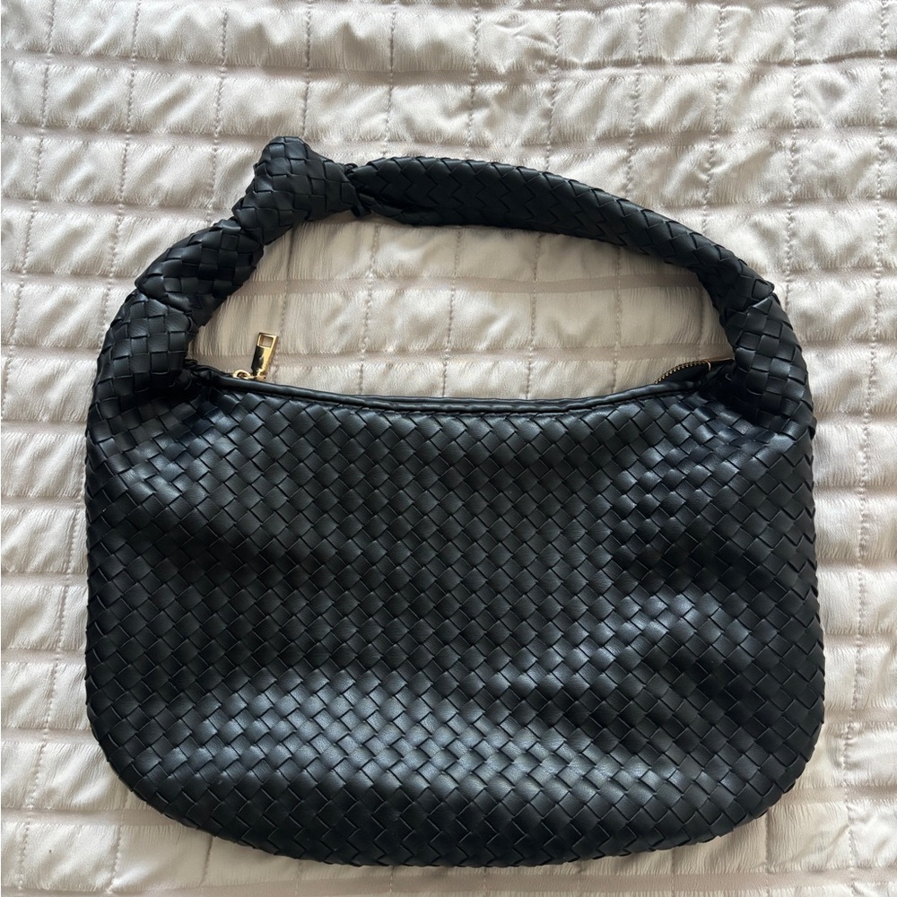 Melie Bianco - The Brigitte Satchel in Black - Picture 3 of 8